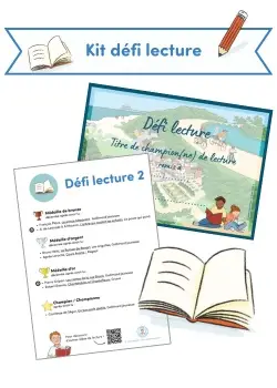 Le défi lecture Savio : téléchargez le kit avec des sélections de lecture du CE1 à la 6e et des certificats
