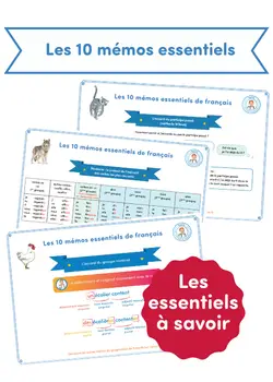 Téléchargez gratuitement les 10 memos essentiels de français