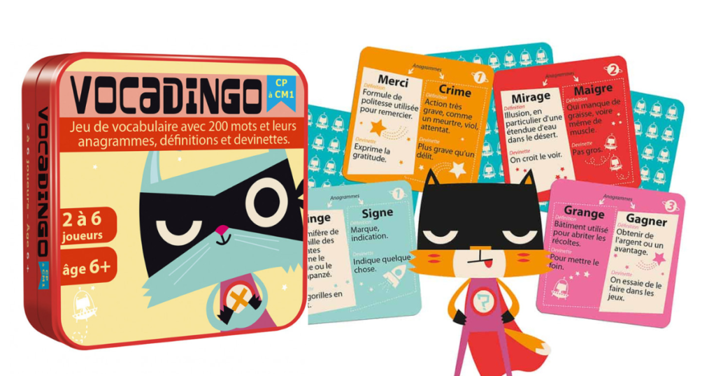 Vocadingo jeu de français pour les enfants