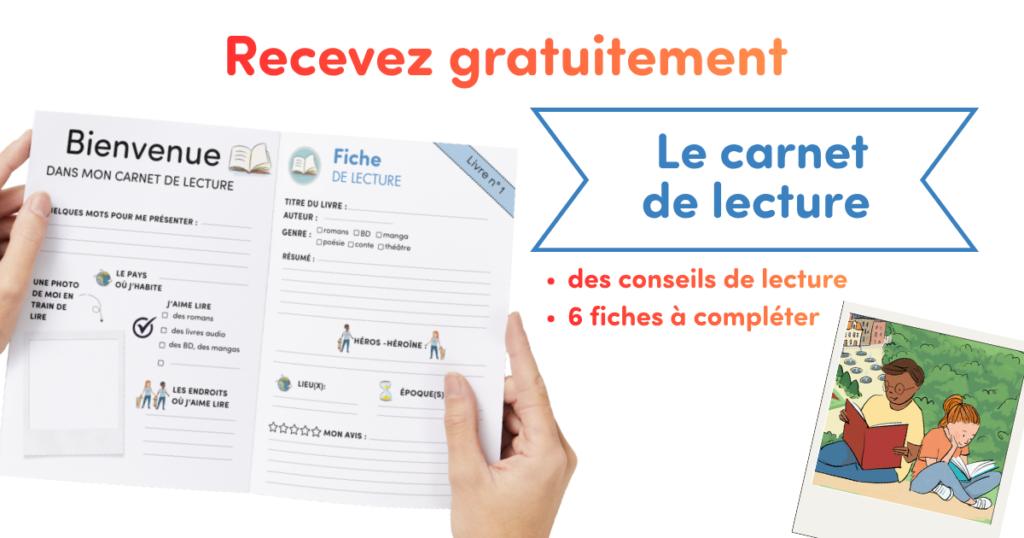 Recevoir gratuitement un carnet de lecture